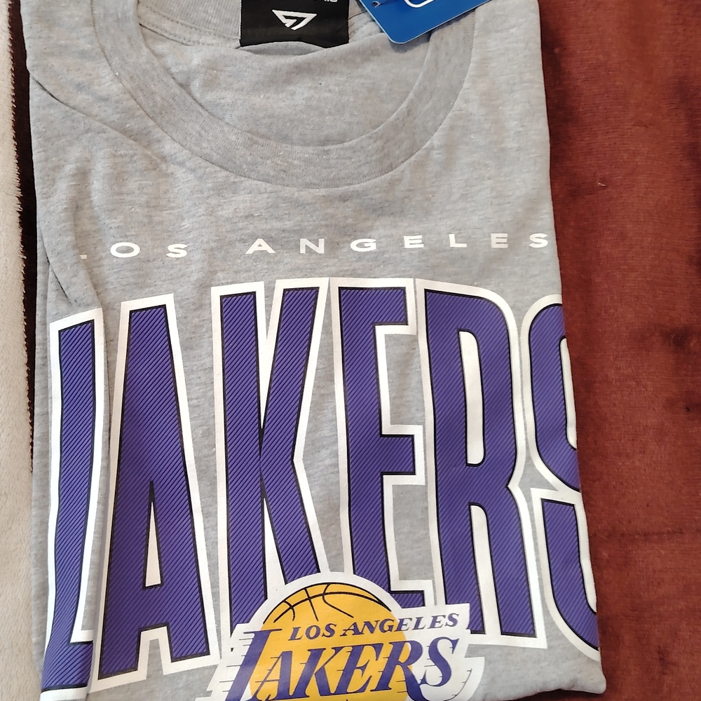 Gray Los Angeles Lakers Tee by Fanatics